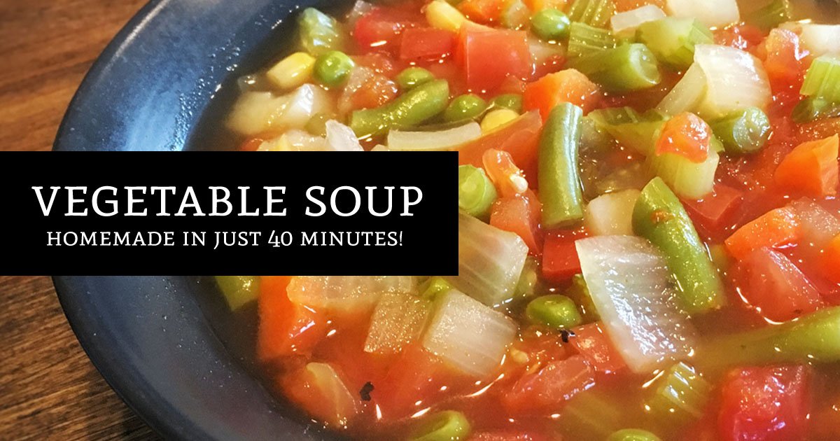 Homemade Vegetable Soup Recipe: Easy and Delicious!