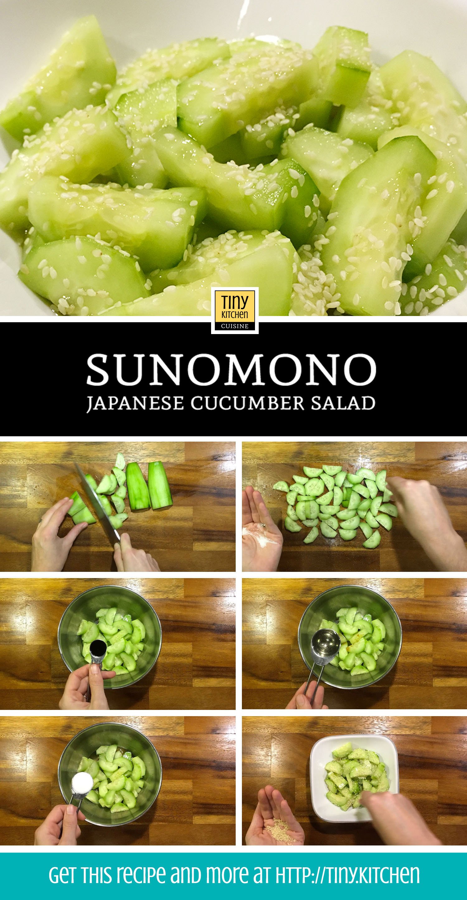 How To Make Sunomono: A Japanese Cucumber Salad Recipe