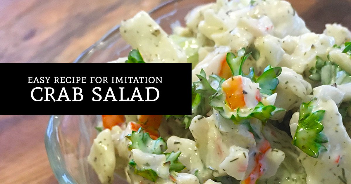 Imitation Crab Salad Recipe: How to Make it Just Like the ...