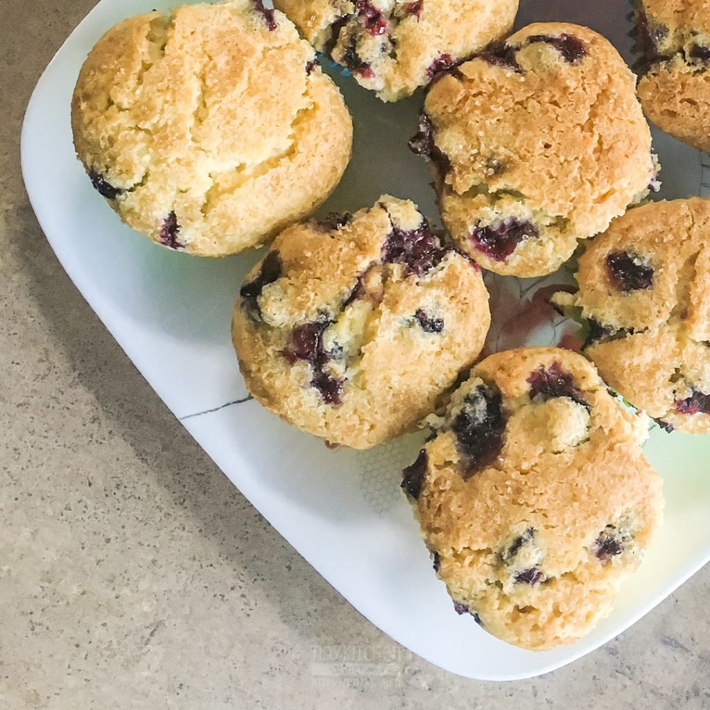 Blueberry Muffins Recipe From Scratch (With Sugar on Top!)
